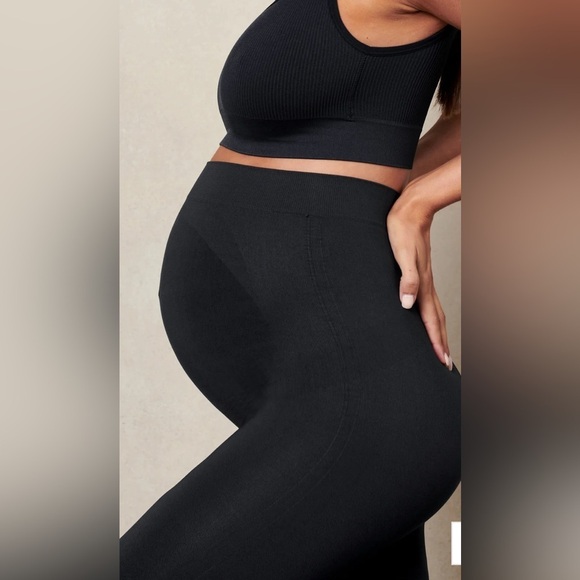 BLANQI Everyday Maternity Belly Support Full Length Black Leggings Small - Picture 7 of 8